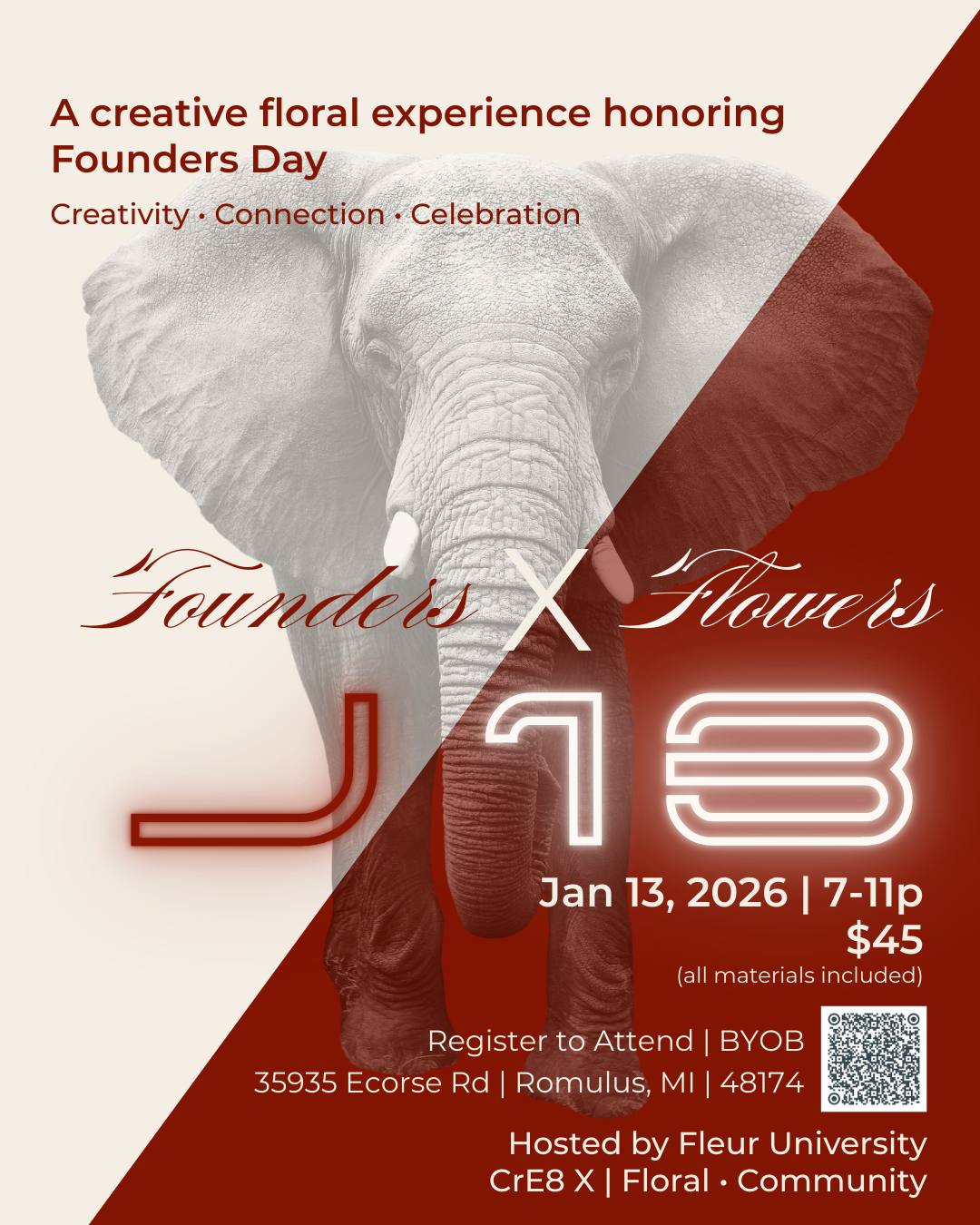 J13 Founders X Flowers