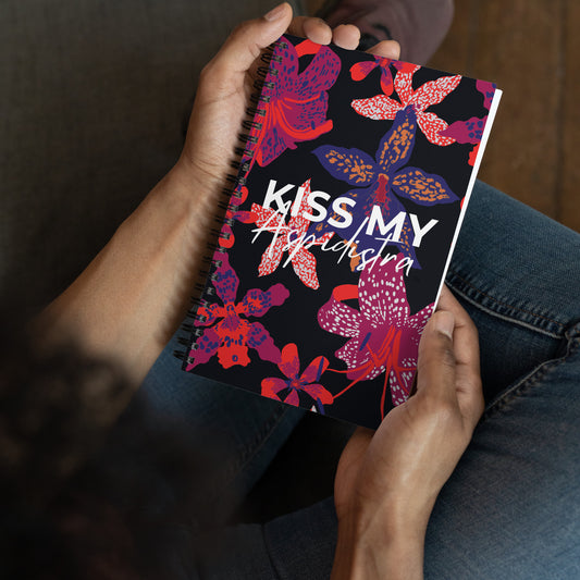 Kiss My Aspidistra™ Designer Notebook