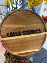 Load image into Gallery viewer, 12&quot; Acacia Wood Lazy Susan for Florists - Custom Engraved