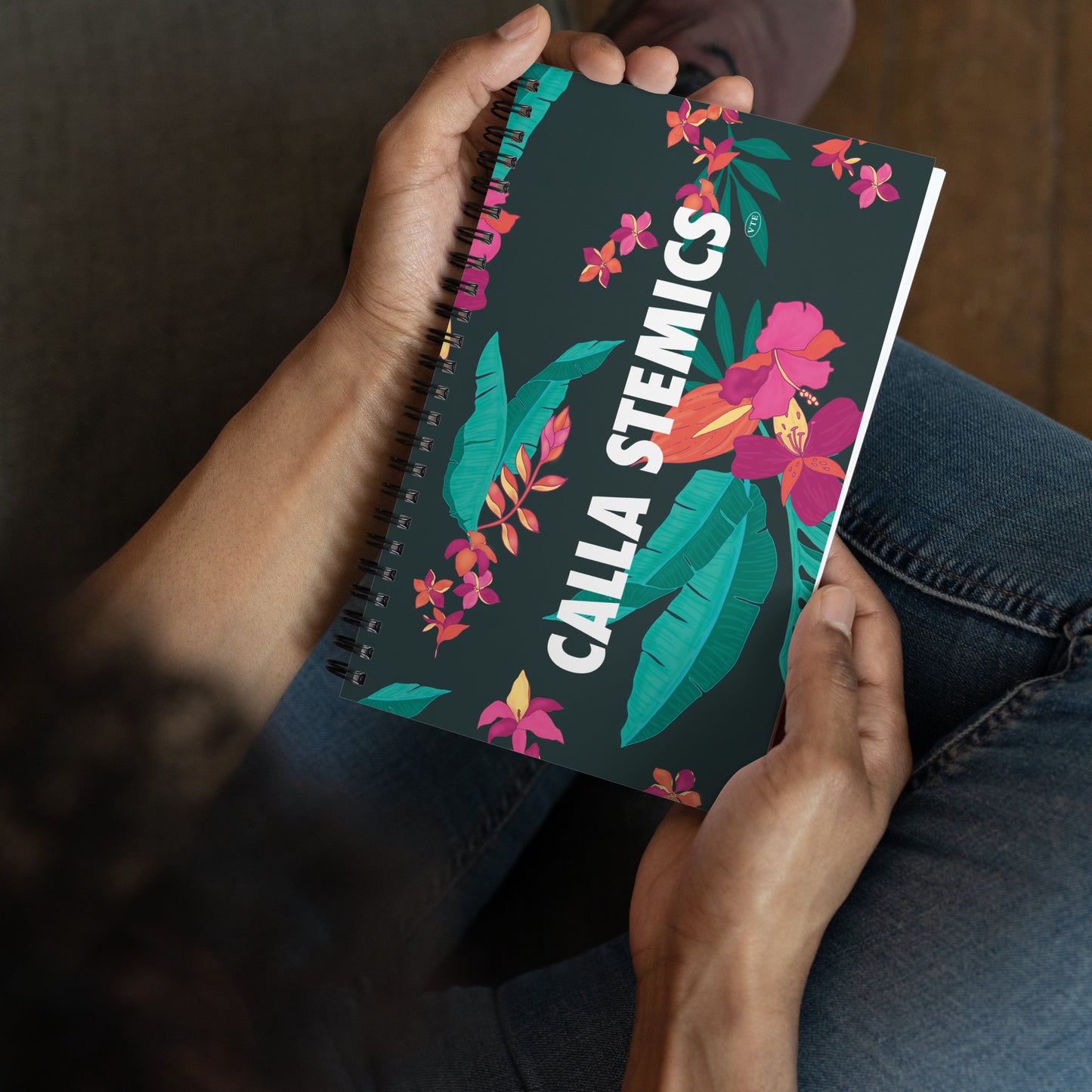 Spiral notebook for Florists - "Calla Stemics"