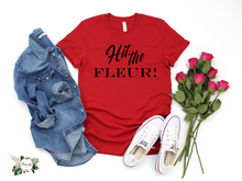 Load image into Gallery viewer, &quot;Hit the Fleur!&quot; T-Shirt Blk