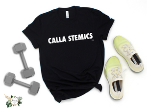 "Calla Stemics" T-Shirt Blk