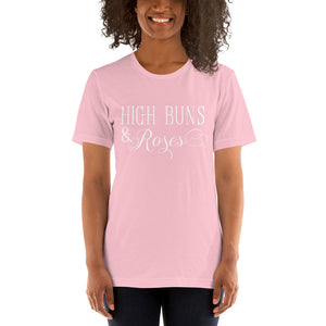 "High Buns & Roses" T-Shirt Wht