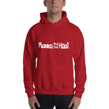 Load image into Gallery viewer, &quot;Monks N The Hood&quot; Hooded Sweatshirt Wht