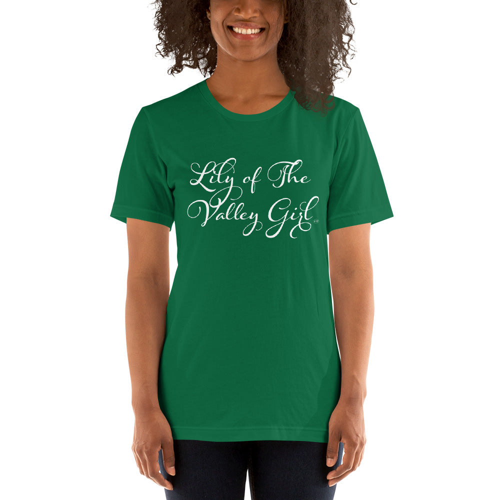 "Lily of The Valley Girl" T-Shirt Wht