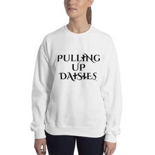 Load image into Gallery viewer, &quot;Pulling Up Daisies&quot; Sweatshirt Blk