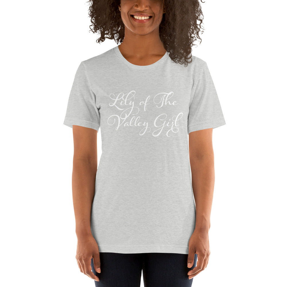 "Lily of The Valley Girl" T-Shirt Wht