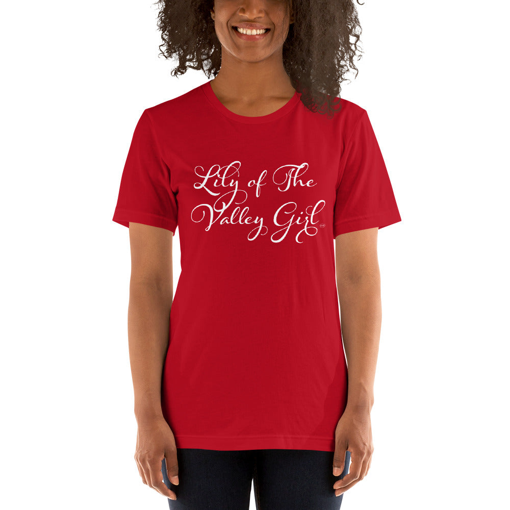 "Lily of The Valley Girl" T-Shirt Wht