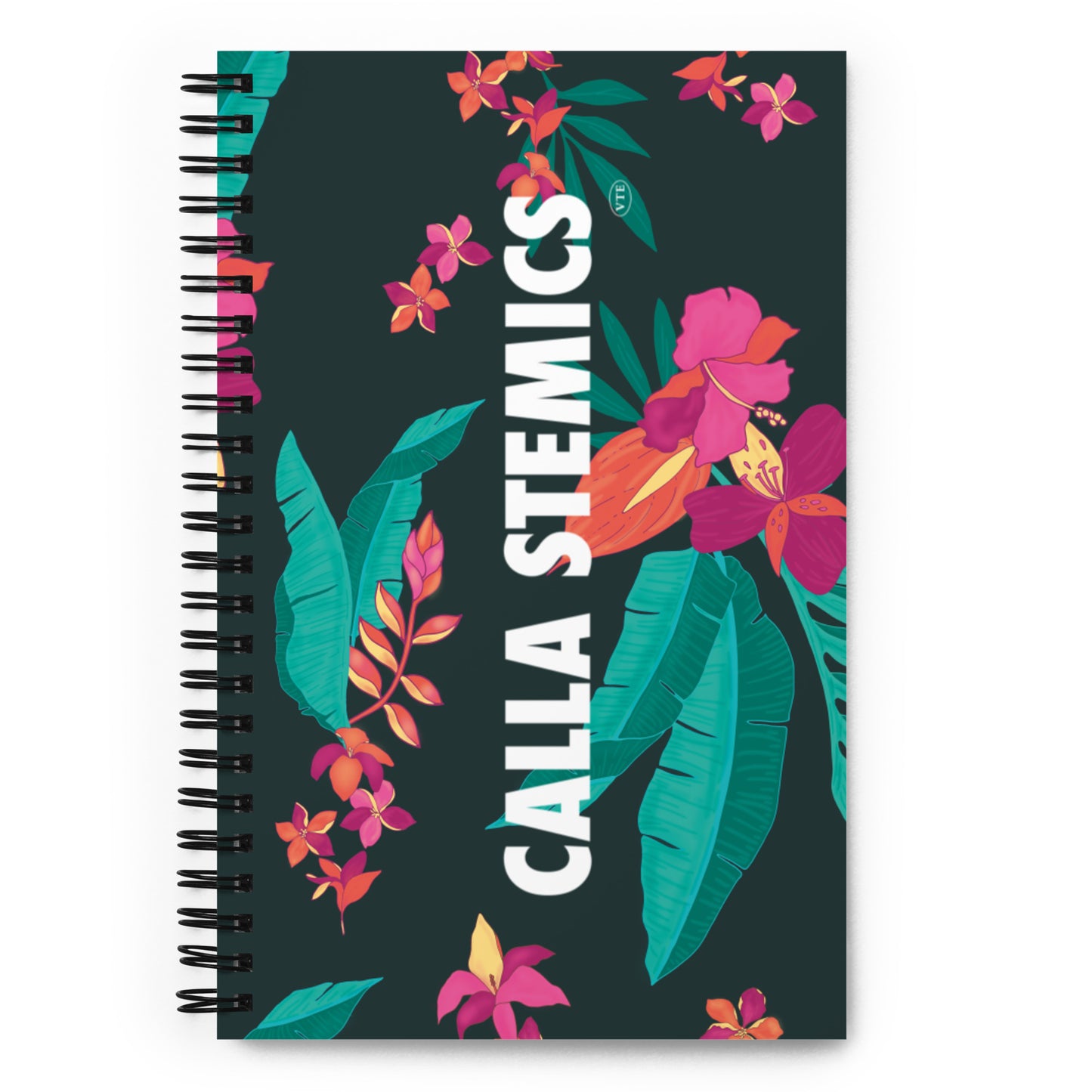 Spiral notebook for Florists - "Calla Stemics"