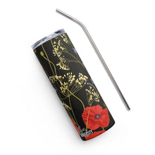 Load image into Gallery viewer, Stainless Steel Tumbler with Straw for Florists - &quot;Hit The Fleur!&quot;